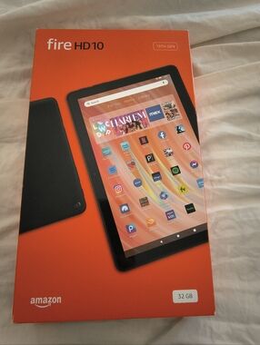 Amazon Fire HD 10 Tablet - Black - 13th Generation - 32 GB - Sealed - NIB
